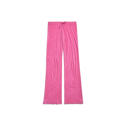 Balenciaga Drawstring Track Pants 'Dark Pink'