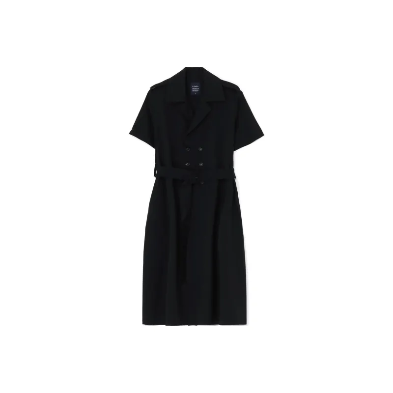 Yohji Yamamoto Trench Coat Women's Black-0