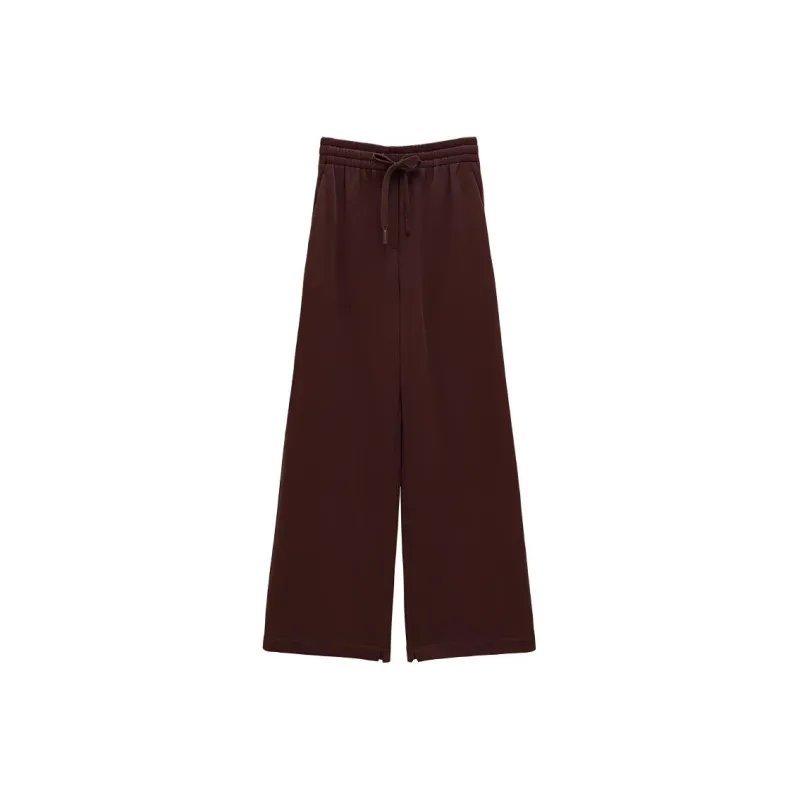 INSUN Casual Pants Women's Burgundy-0