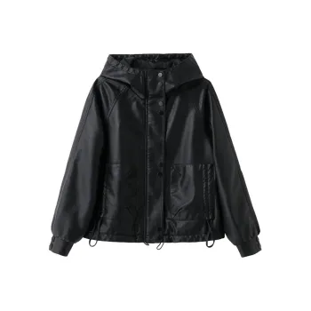 Yi Mengyuan Leather Jacket Women's