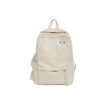 Yalu Nylon Backpack Regular Unisex Black/White/Green/Dark Brown
