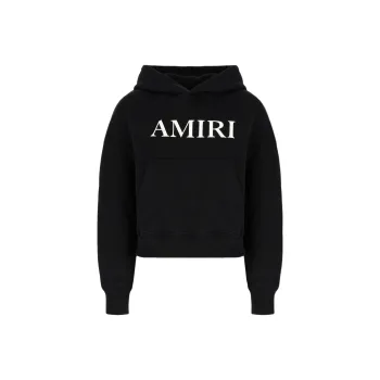 AMIRI Logo Printed Long Sleeved Hoodie