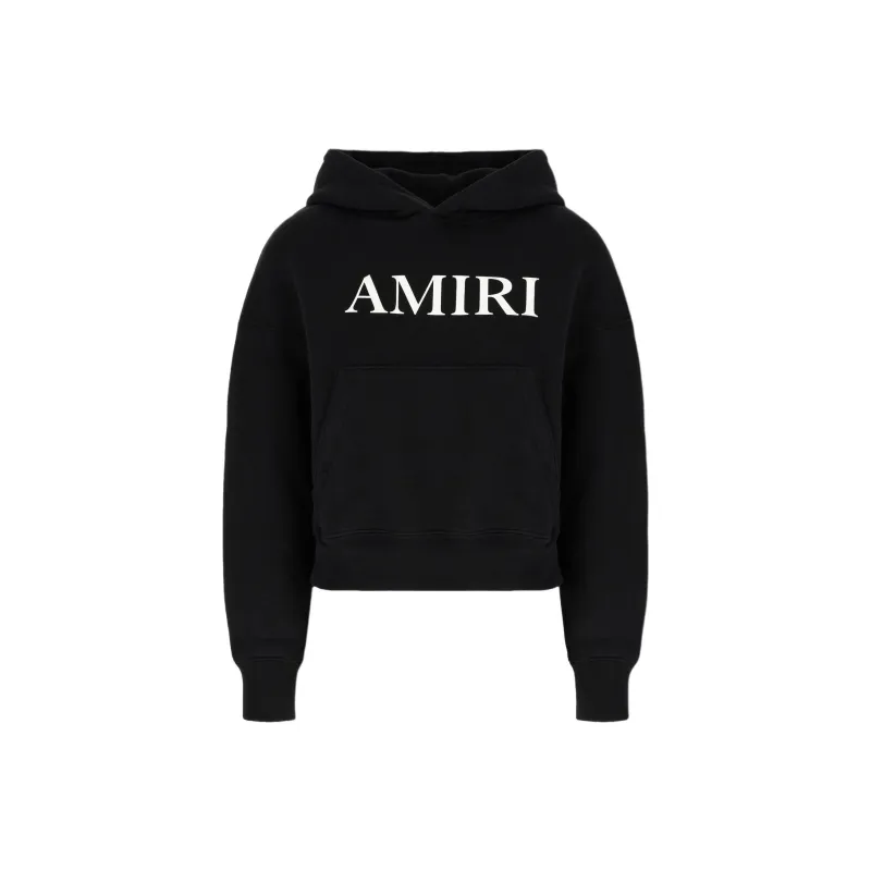 AMIRI Logo Printed Long Sleeved Hoodie-0