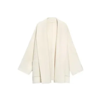DEAR DEER PUFF Coats Women's White