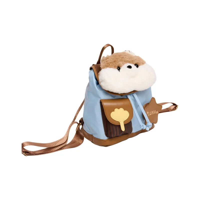 LUNA'S JOURNEY Polyester Backpack Medium Size Women's Sky Blue-3