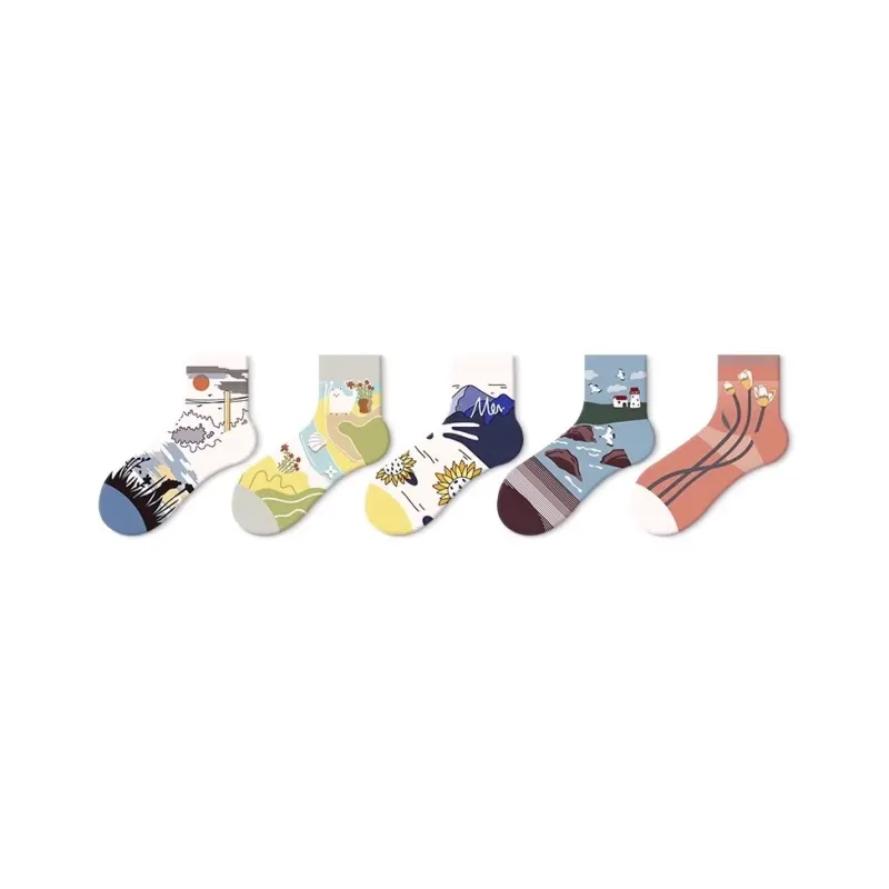 JKN Mid Calf Socks Women's 5 Pack-28