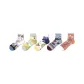 Minimalist Style Illustration-5 Pack[7A Antibacterial, Boneless Socks]