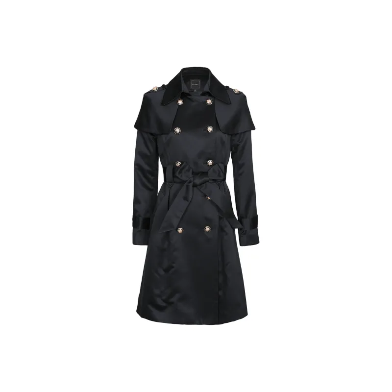 LIZZY Trench Coat Women's Black-0