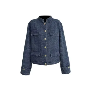 NOOING Denim Jacket Women's Denim Blue