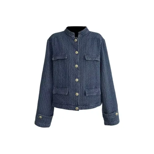 NOOING Denim Jacket Women's Denim Blue