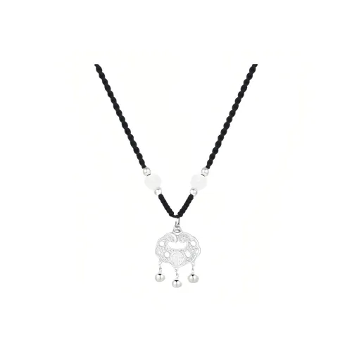 MIGU White Jade Bodhi Necklaces Unisex