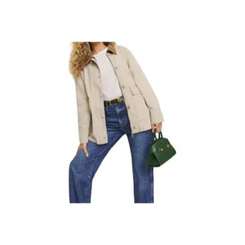 REFORMATION Denim Jacket Women's Prairie Wolf
