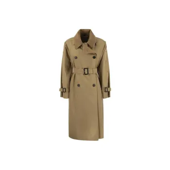 WEEKEND MaxMara Canasta Double Breasted Reversible Trench Coat