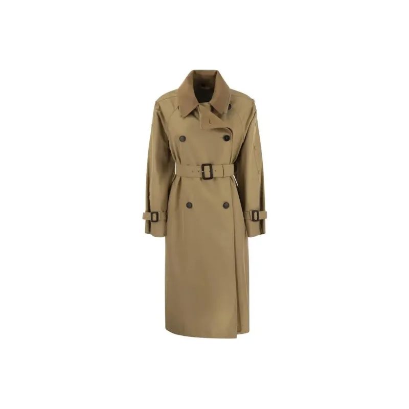 WEEKEND MaxMara Canasta Double Breasted Reversible Trench Coat-0
