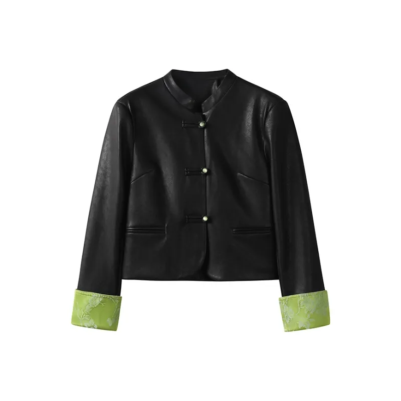 FAIRWHALE Leather Jacket Women's-2