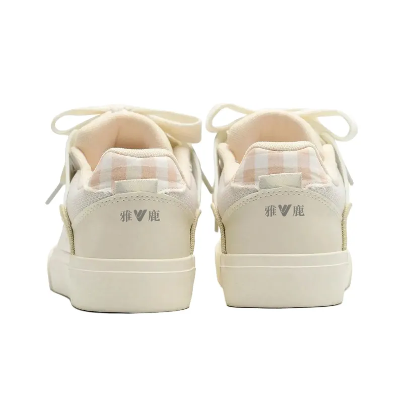 Yalu Canvas Shoes Women's Low Top White/Pink/Purple-17