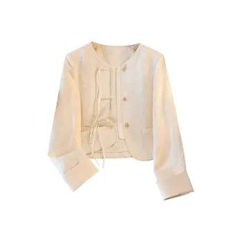 Cypress House Cropped Coat Women's Pearl White