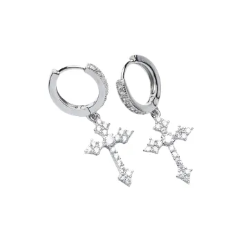 JEANSWEST Silver Plated Earrings Unisex