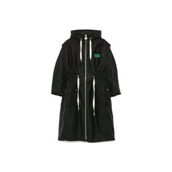 BARBOUR X Ganni Waxed Drawstring Jacket