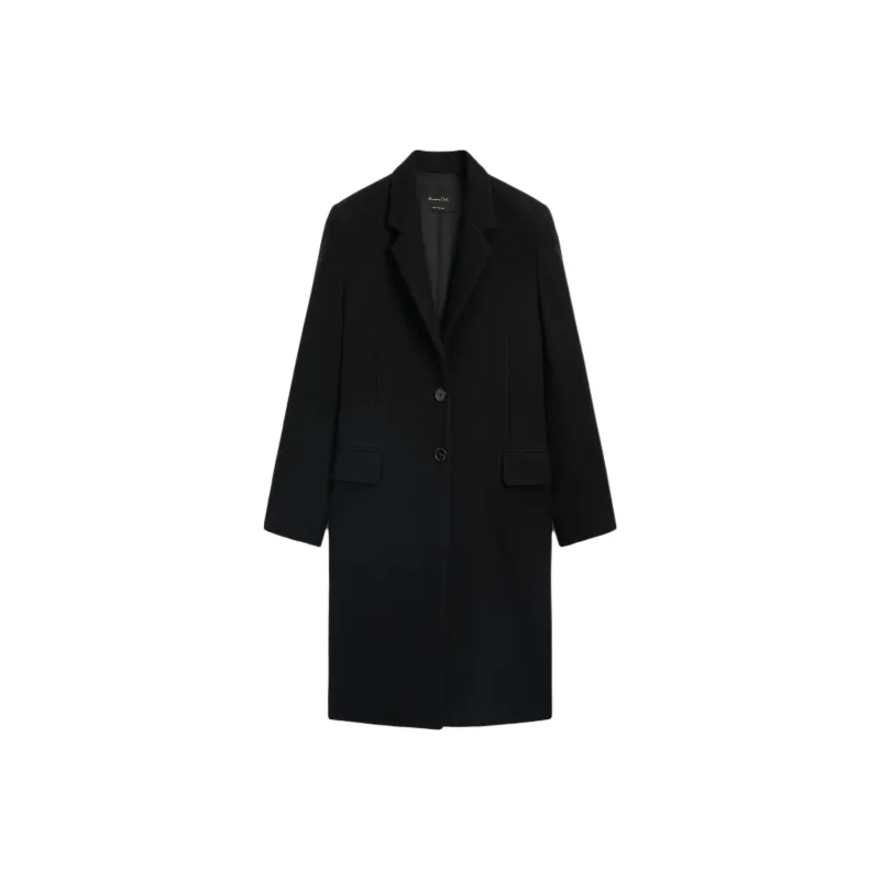 Massimo Dutti Coats Women's Black-0