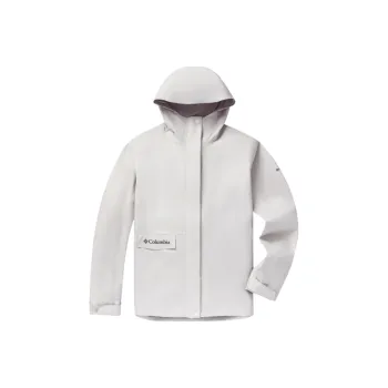 Columbia Waterproof, Windproof, Breathable, Abrasion Resistant, Thermal, Rainproof Windbreaker Jacket Women's Greige