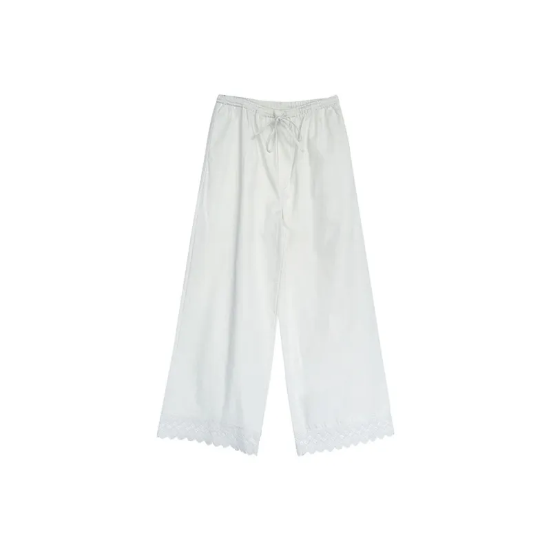 CHARM PICK Casual Pants Women's White-0
