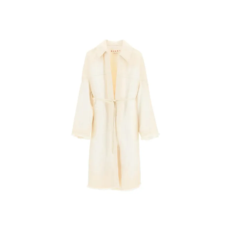 MARNI Trench Coat Women's Beige-0