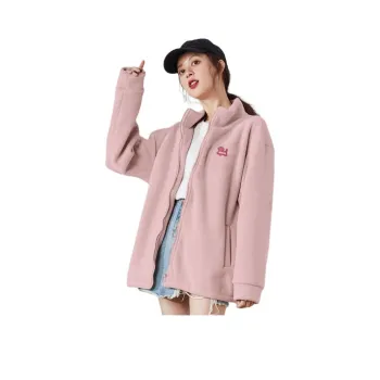 Tonlion Velvet feel Coat Women's Haze Pink