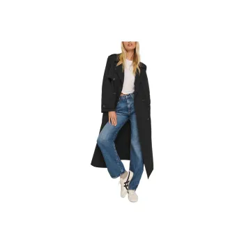 REFORMATION Matteo Trench Trench Coat Women's Black