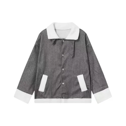 SECFLY OFFICIAL Velvet feel Coat Women's Gray