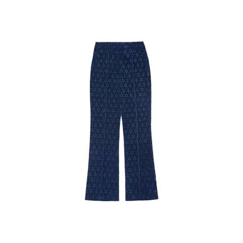 LI NING 1990 Casual Pants Women's Dark Ship Blue