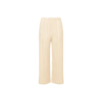 PLEATS PLEASE ISSEY MIYAKE FW24 Casual Pants Women's White