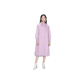 BBLLUUEE Trench Coat Women's Beauty Pink