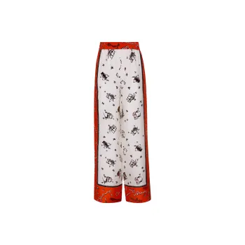 FENDI Silk Trousers