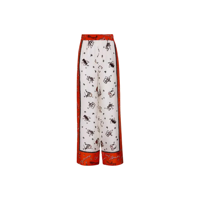 FENDI Silk Trousers-0