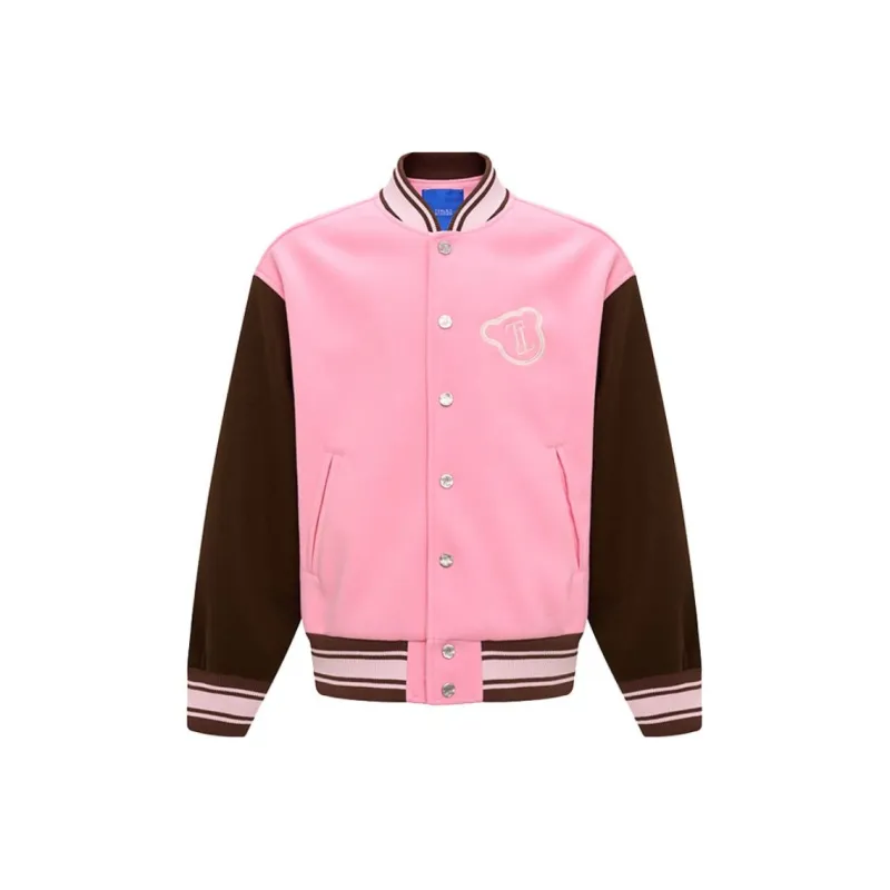 TSMLXLT Baseball Jacket Women's Pink-0