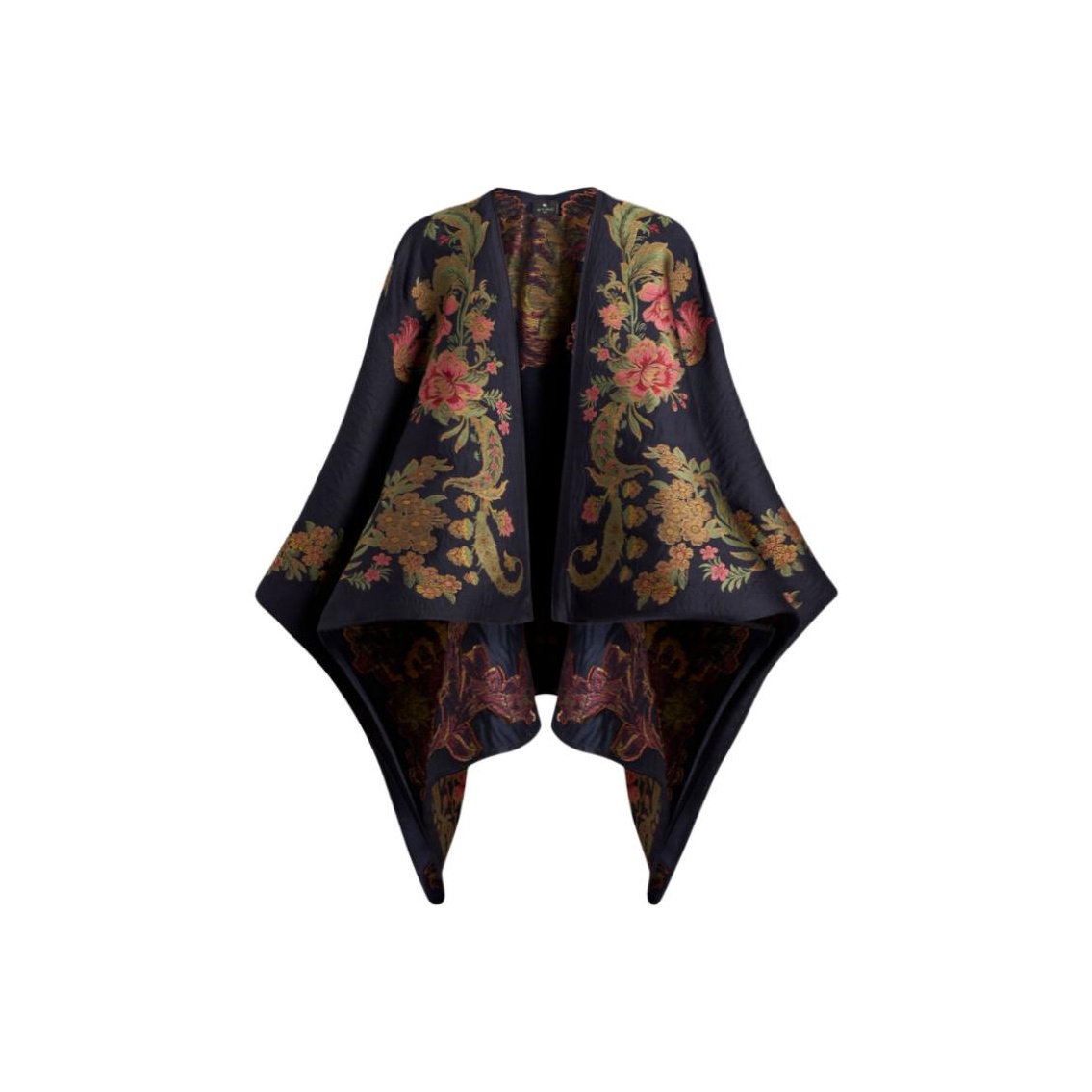 ETRO Floral-pattern Jacquard Cape - POIZON