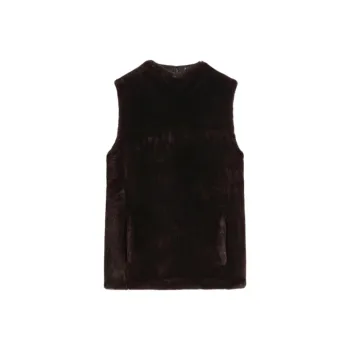 TOTEME Shearling panel Top