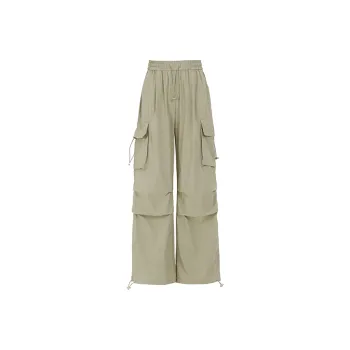 ZAZN Casual Pants Women's Khaki Green
