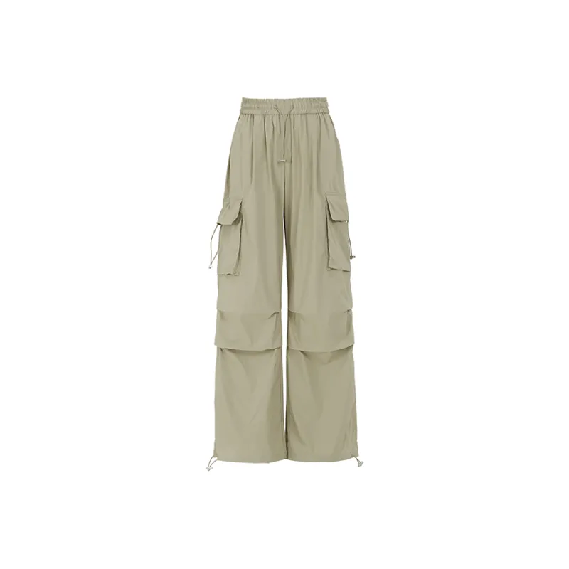 ZAZN Casual Pants Women's Khaki Green-0