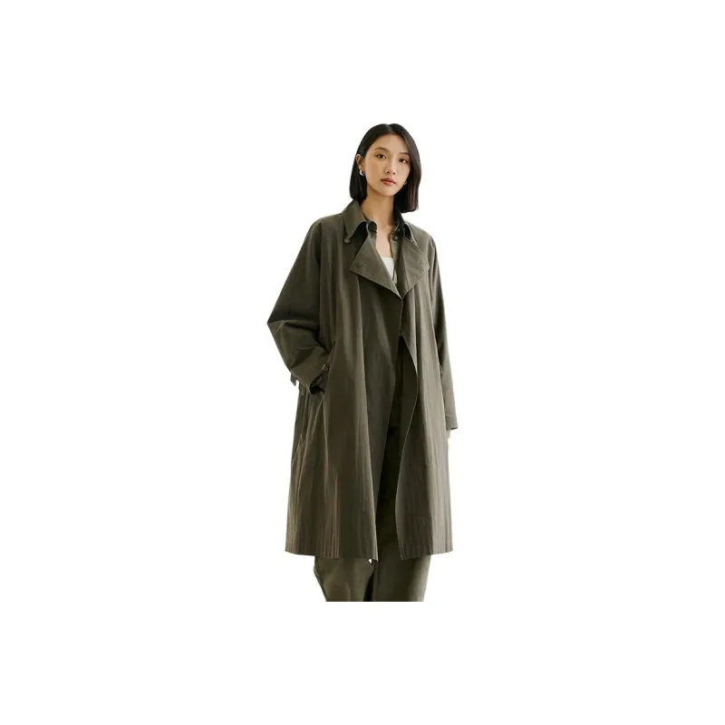 Yi Mengyuan Trench Coat Women's-0