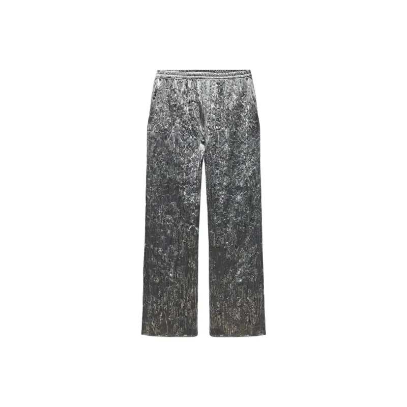 ZARA ZW Series Casual Pants Women's Silver-0