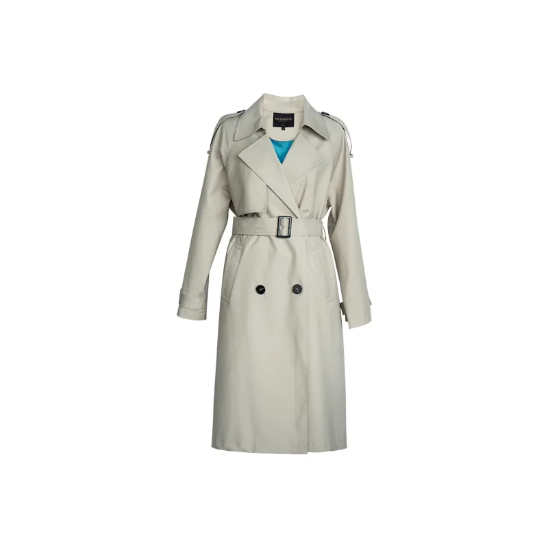 ROEYSHOUSE Trench Coat Women's Honey Brown-2