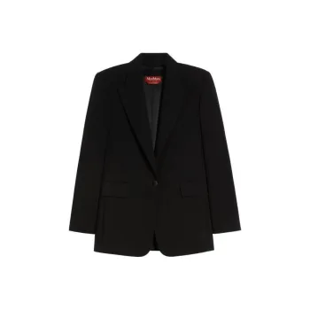 MaxMara Studio Furetto Single Breasted Blazer