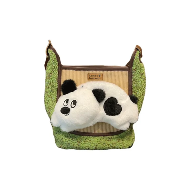 LUNA'S JOURNEY Polyester Shoulder Bag Regular Unisex Matcha-2