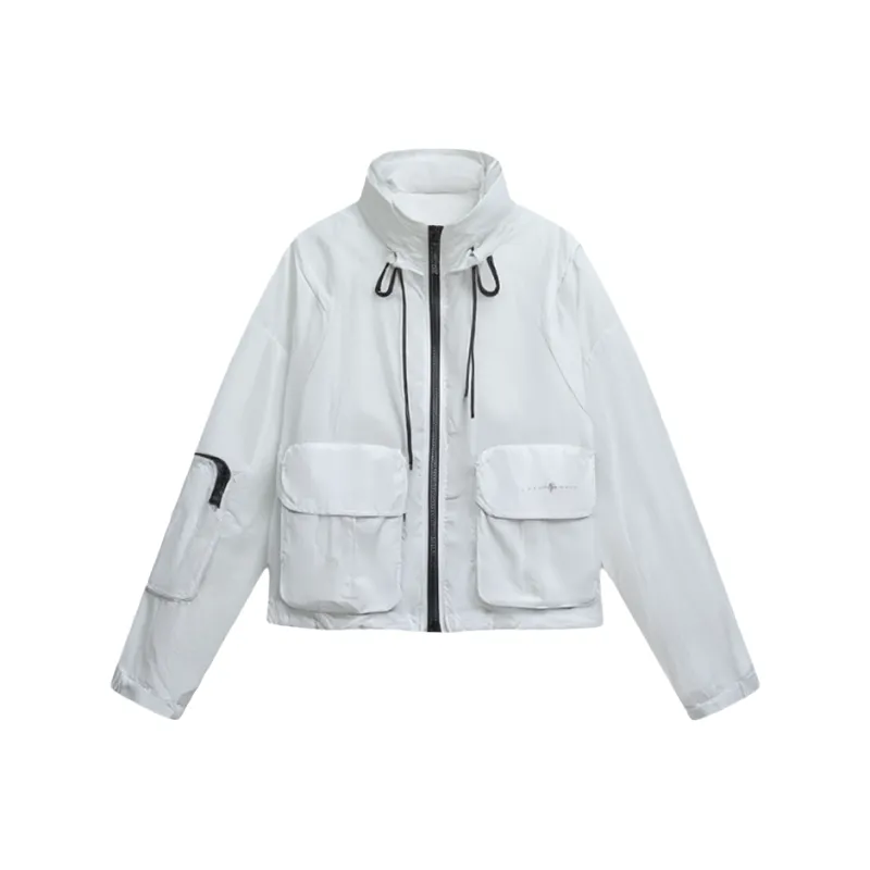Ancient Alley Cropped Coat Women's-16