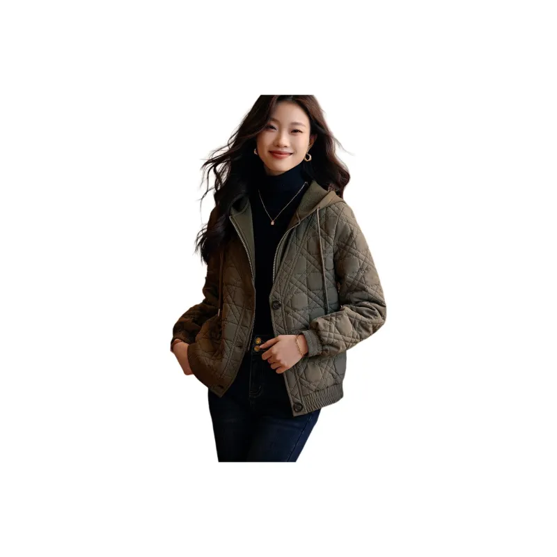 Mo Han Yi Mei Puffer Jacket Women's Green-0
