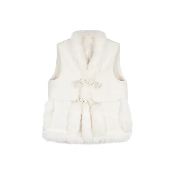 SONGBENSANGSANG Velvet feel Coat Women's Apricot