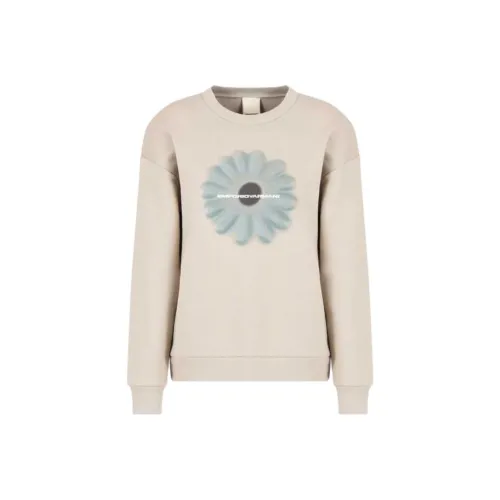 EMPORIO ARMANI Asv Sweatshirt With Oversized Print From The Peace Capsule Collection