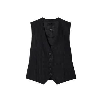 NILI LOTAN Vests Women's Black